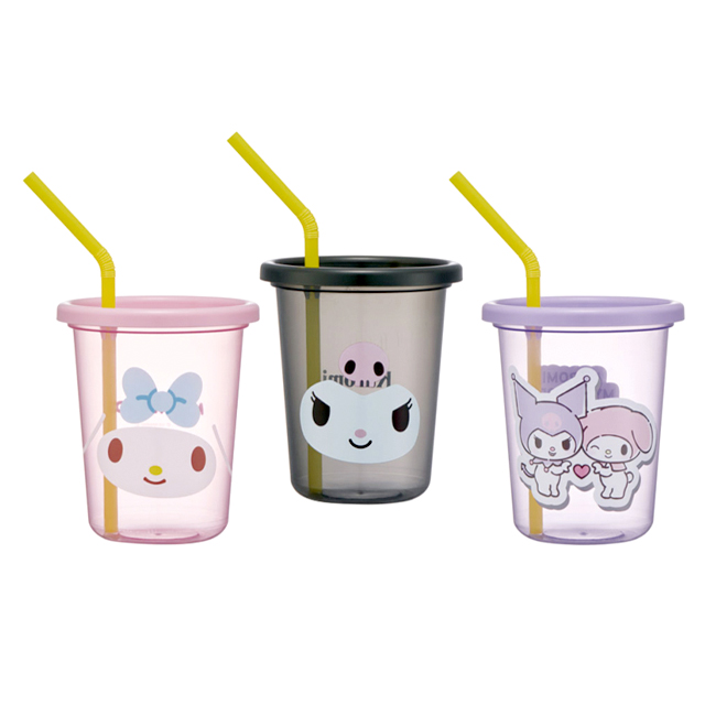 My Melody x Kuromi Straw Tumbler 3P set 320ml