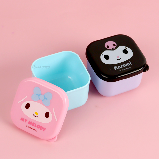 My Melody x Kuromi Mini Container 2P