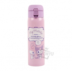 My Melody & Kuromi One Touch Stainless Bottle 480ml