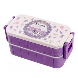 Kuromi Flower Wreath 2-Sided Lunch Box (With Chopsticks)