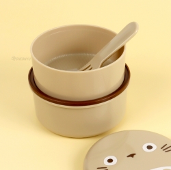 Totoro Round 2-Tier Lunch Box (With Fork)