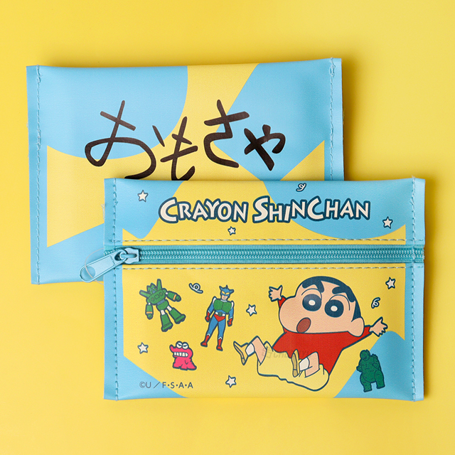 Crayon Shinchan Die Cut Pouch - Blue