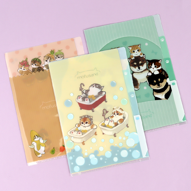 mofusand A5 3Pocket Clear File