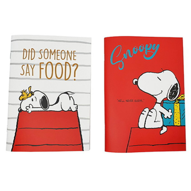 Peanuts Snoopy Note, Red