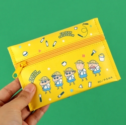 Crayon Shinchan Die Cut Pouch - Yellow