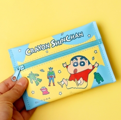 Crayon Shinchan Die Cut Pouch - Blue