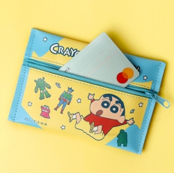 Crayon Shinchan Die Cut Pouch - Blue