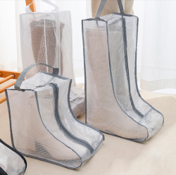 PVC Net Boots Storage Cover Shoe Bag (Short)