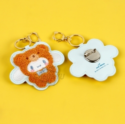 Sanrio Characters Soft Badge Keyring, Random