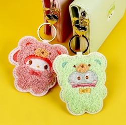 Sanrio Characters Soft Badge Keyring, Random