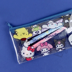 Sanrio Characters Glitter Slim Pouch - mimicking