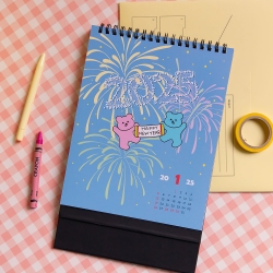 2025 Jelly Bear Desk Calendar