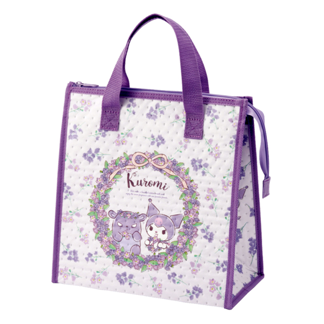 Sanrio Cooler Lunch Bag - Kuromi Flower Wreath