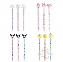 Sanrio Characters Figure Cartridge Pencil, Set of 36pcs