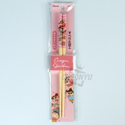 Crayon Shinchan 24 Wood Chopsticks Case 21cm