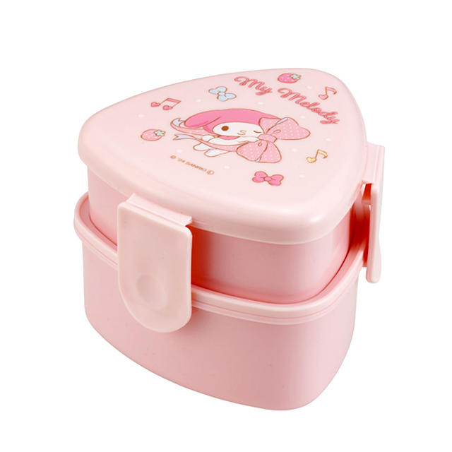 Sanrio Triangle 2F Lunch Box with Fork - My Melody