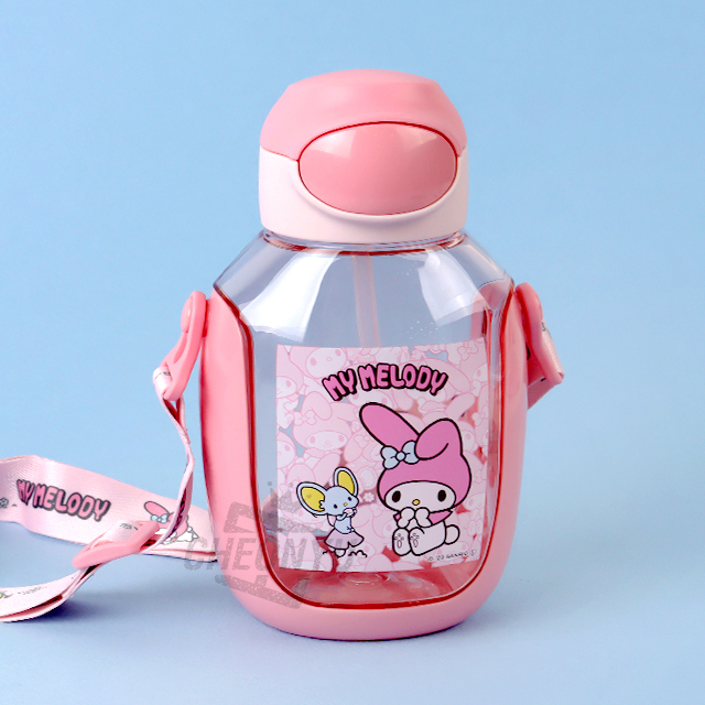 Sanrio My Melody Hide-and-seek One Touch Straw Bottle 530ml