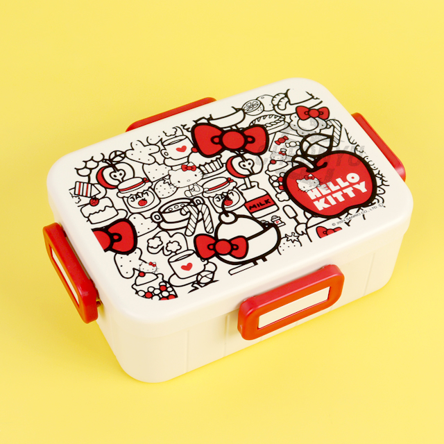 Sanrio Hello Kitty Food Red Square Lunch Box 650ml