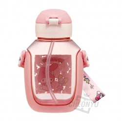 Sanrio My Melody Hide-and-seek One Touch Straw Bottle 530ml