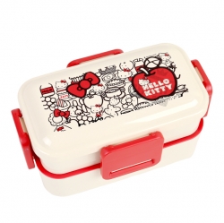 Sanrio Hello Kitty Food Red 2layers Runch Box 600ml