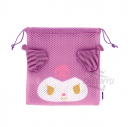 Sanrio Mesh Pouch - Kuromi