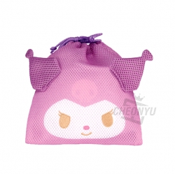 Sanrio Mesh Pouch - Kuromi