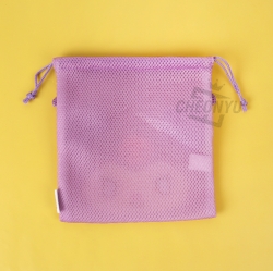 Sanrio Mesh Pouch - Kuromi