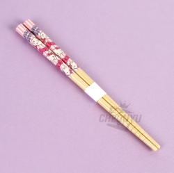 Sanrio Hello Kitty Wood Chopsticks 3P Set 16.5cm