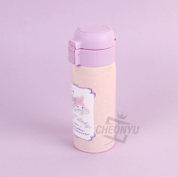 Sanrio One Touch Stainless Bottle 350ml - My Melody x Kuromi