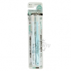 Hangyodon Compact Head Toothbrush 2P