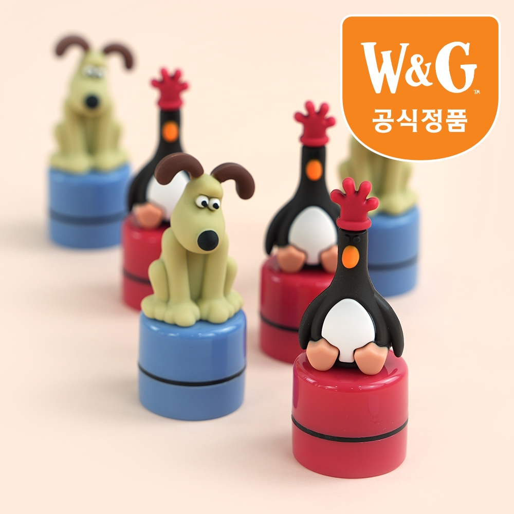 Wallace&Gromit  Figure Ffigures Stamp (16pcs)