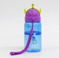 Alien Face Straw Bottle 350 ml