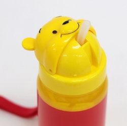 Pooh Face Straw Bottle 350ml