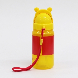 Pooh Face Straw Bottle 350ml