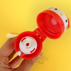 Hello Kitty Face Straw Cap & Portable Case