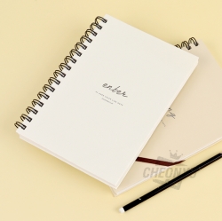 A5 Simple Hard Cover Band Notebook, Random