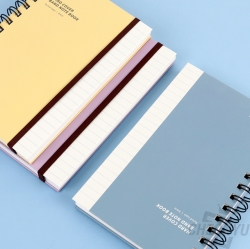 3500 Simple Hard Cover Band Notebook, Random