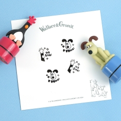 Wallace&Gromit  Figure Ffigures Stamp (16pcs)