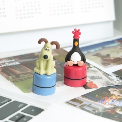 Wallace&Gromit  Figure Ffigures Stamp (16pcs)