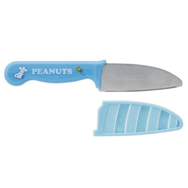 Peanuts Snoopy Kids Stainless Round safety knife (including sheath)