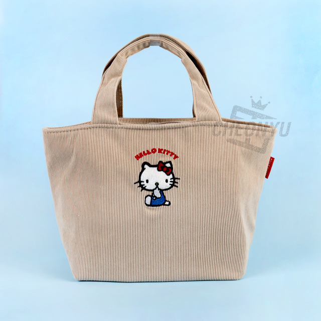 Sanrio Hello Kitty Corduroy Insulation Lunch Bag