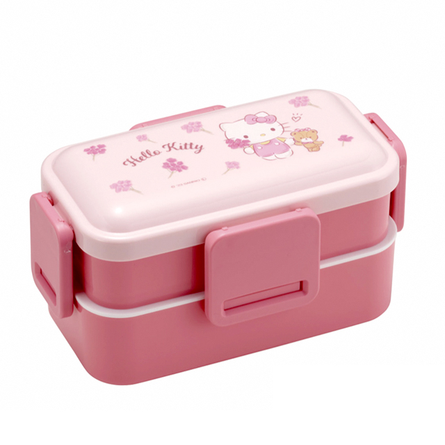 Sanrio Flower Wreath Dome 2-layer Lunch Box 600ml