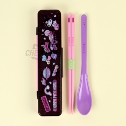 Hangyodon Spoon and Chopsticks Combi Set 18cm