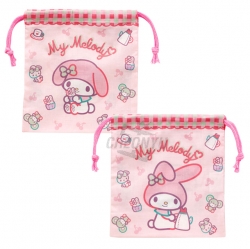 Sanrio My Melody and Kuromi Pouch 2P