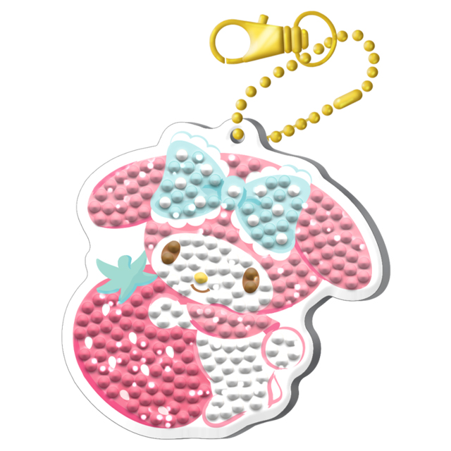 My Melody Strawberry Jewel Crossing Keyring Kit