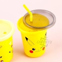 Pikachu Straw Tumbler 3P set 320ml