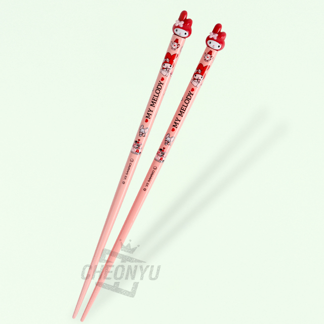 My Melody Mascot Chopsticks 21cm