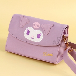 Sanrio Characters Kuromi Face Love it Cross Bag