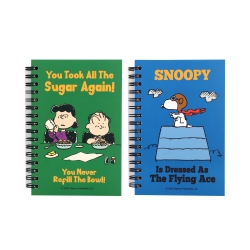 Snoopy Letf-side Sping Note L