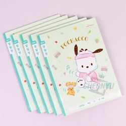 Sanrio Large Compartment Notice Note, Set of 5pcs